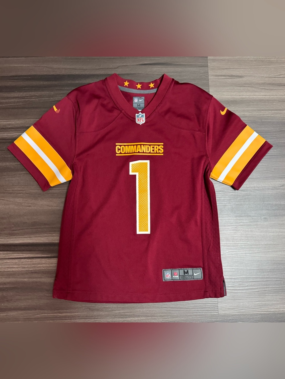 Nike Jahan Dotson #1 NFL Washington Commanders NFL On Field Home Jersey YOUTH M